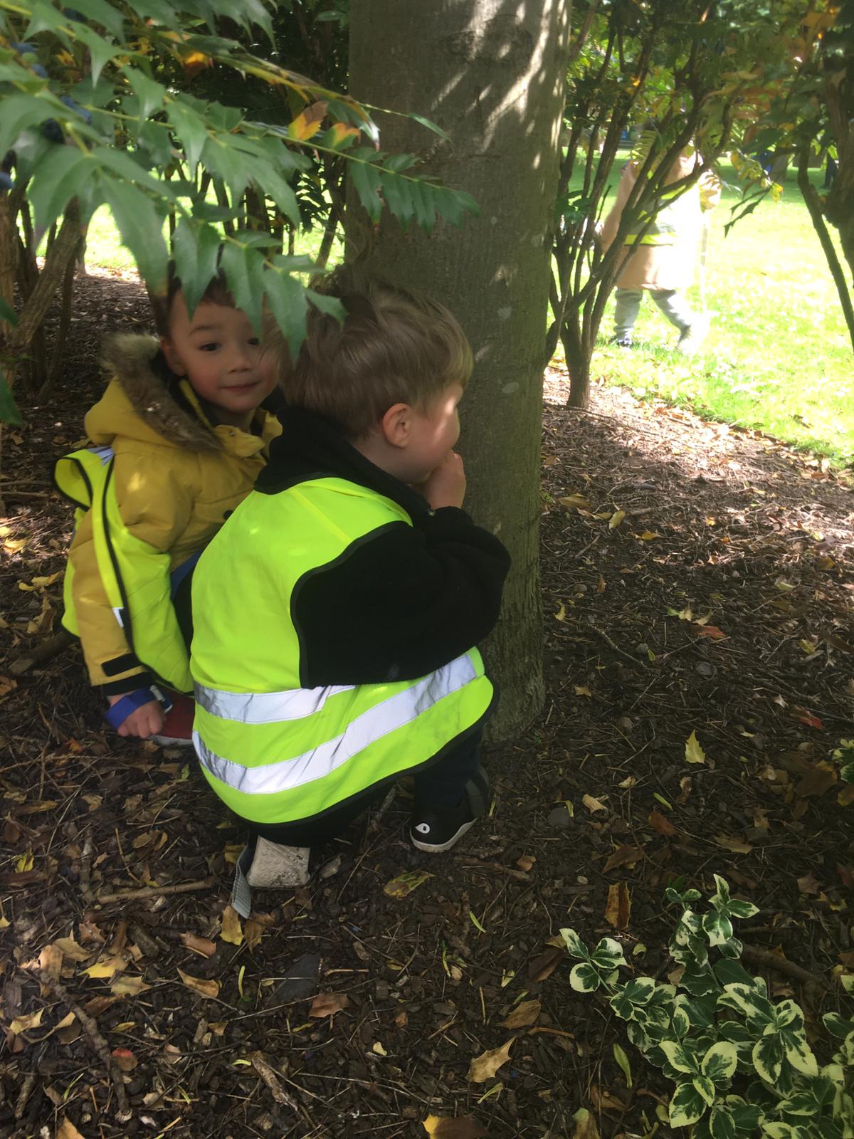 Children engaged in play at Paintpots Manchester