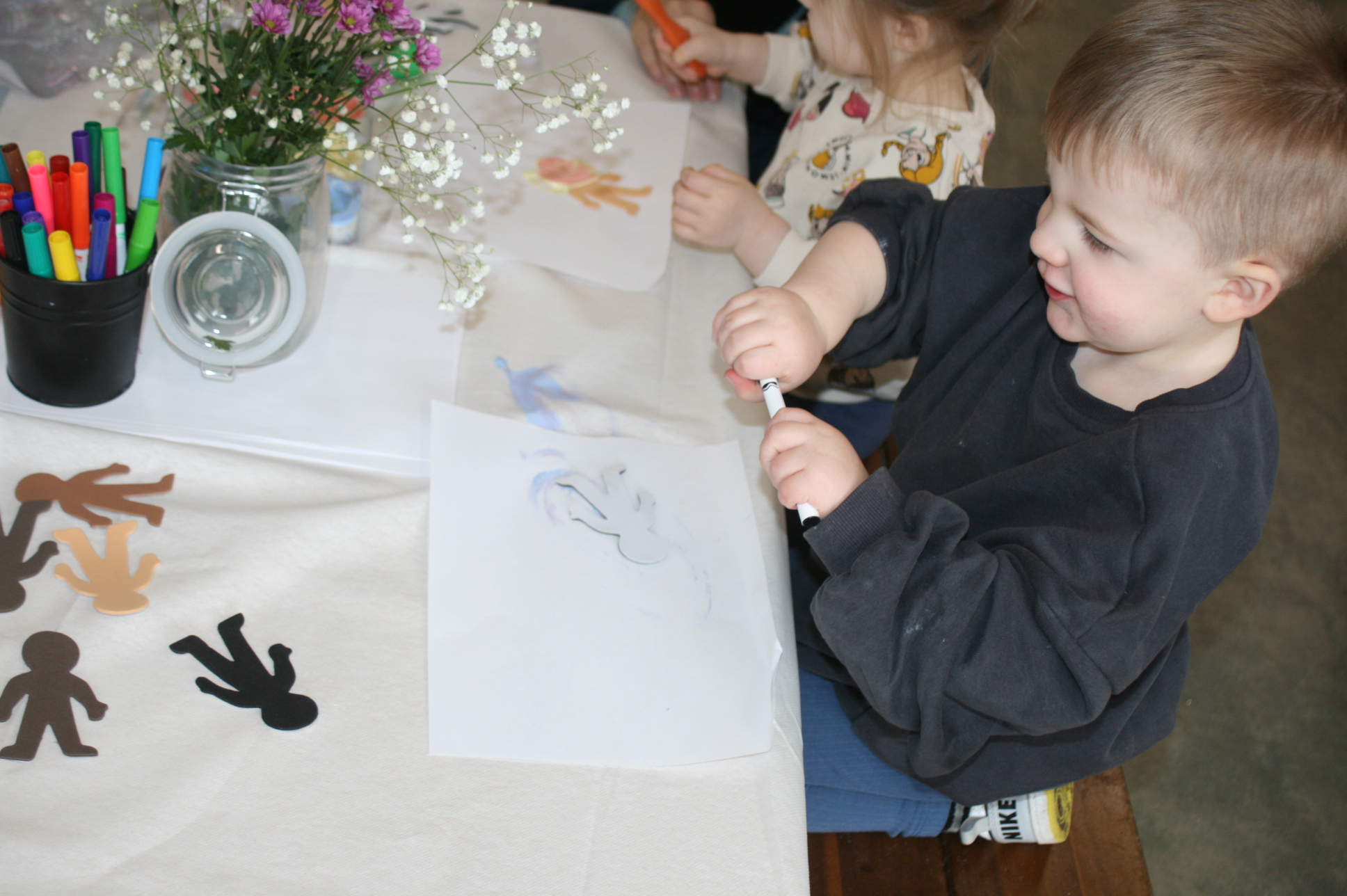 A learning activity at the Wythenshawe nursery